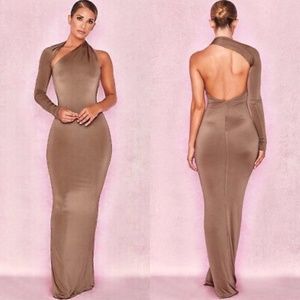 House of CB Merveille One Shoulder Maxi Dress